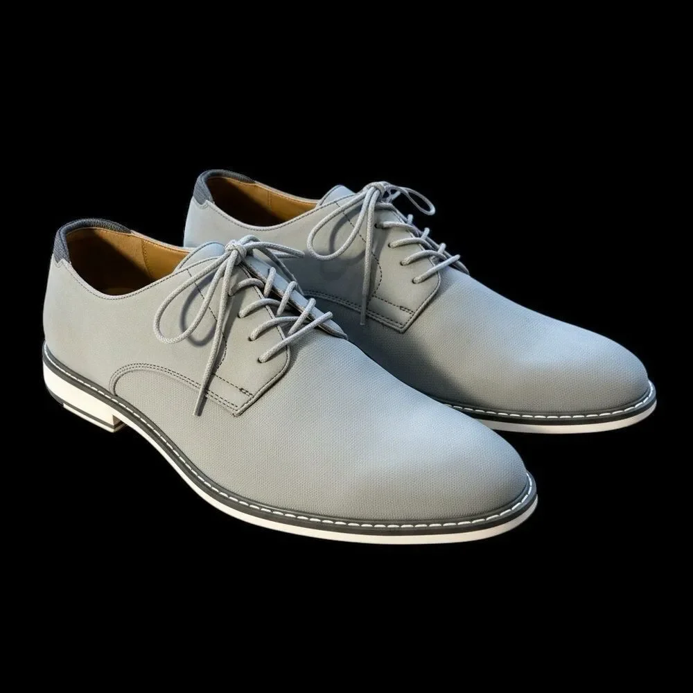 Goodfellow & Co Men’s Gray Lace-Up Derby/Oxford Dress Shoes Size 13 NWT